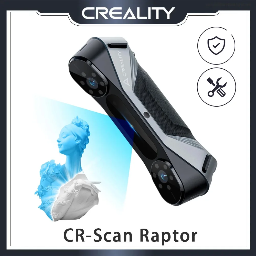 Creality 3D CR-Scan Raptor 멀티 라인 NIR 소비자 3D 스캐너, 3D 인쇄용, 최대 60FPS 스캐닝 속도 
