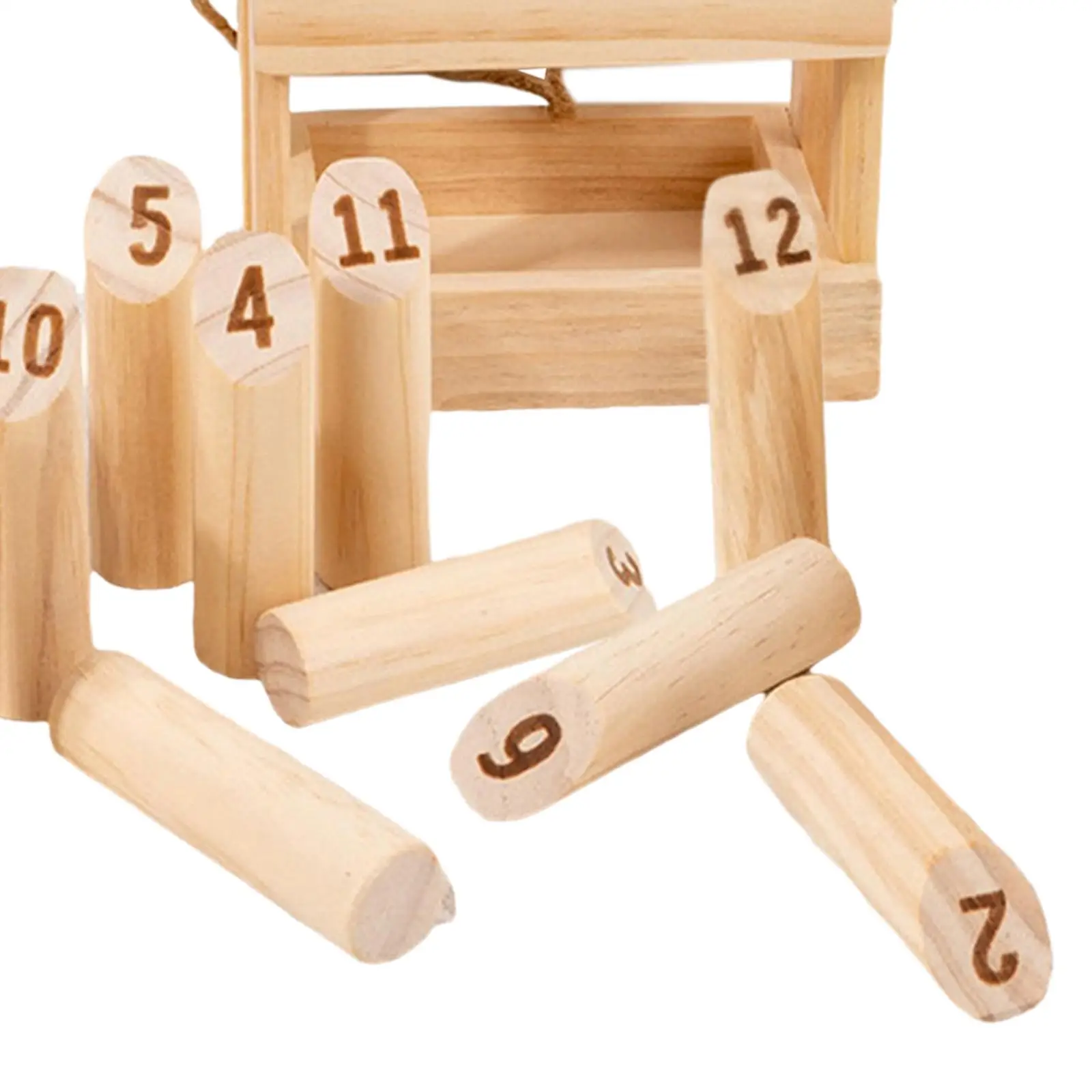 En Throwing Game with Numbered Pins for Game Backyard Ages Family 5