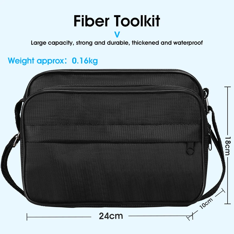 MAYTO FTTH Fiber Optic Tool Kit with AUA-X9 Fiber Cleaver -70~+10dBm/-50~+26dBm G10 Optical Power Meter