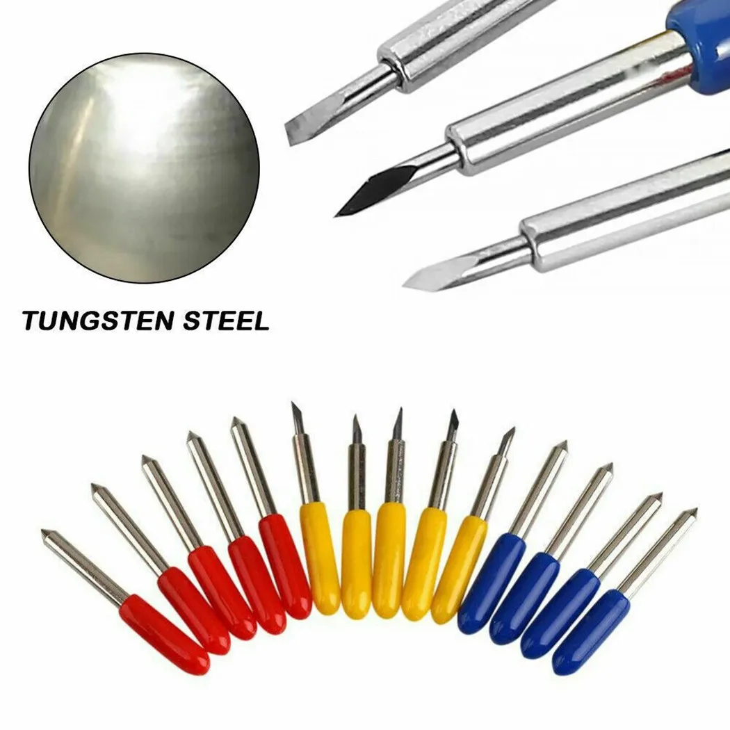 Un Set Di 50 Coltelli Da Taglio In Vinile Roland Cricut, 30/45/60 Gradi, Per La Macchina Da Taglio Per Vinile Explore Air 2