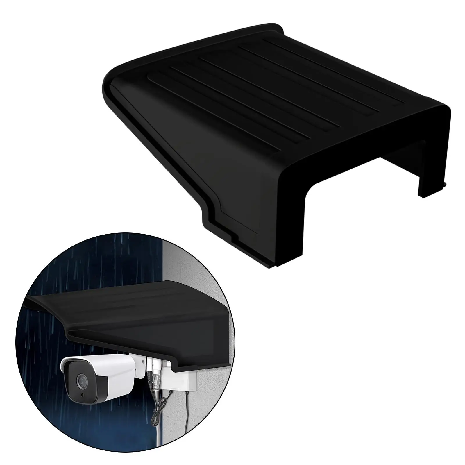 Security Camera Cover Shade Dustproof Sun Rain Shade Camera Housing Cover for Garden Shopping Mall Restaurant Courtyard Outdoor security camera cover