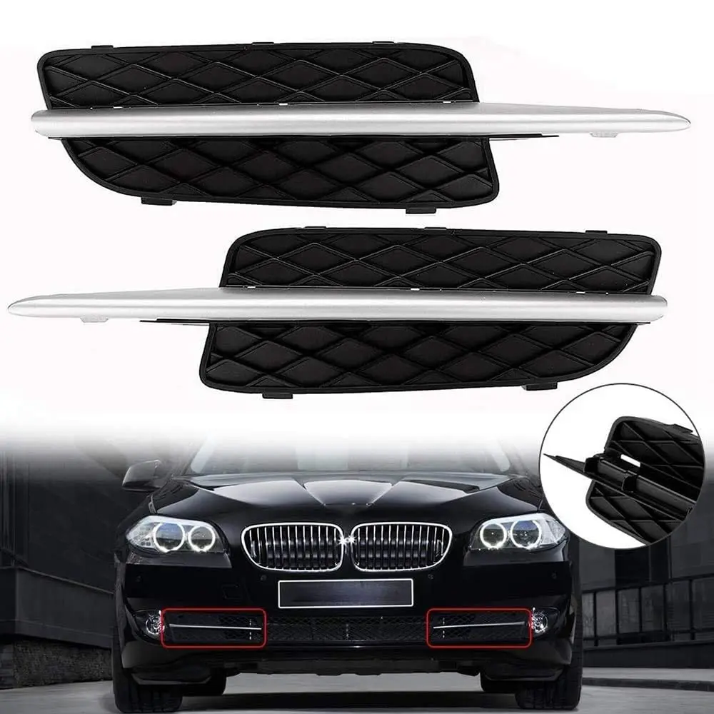 

Front Bumper Grille Cover Lower Right Grill for BMW X5 E70 X6 E71 07-10 Fog Light Frame Lower Grille 51117159593 51117159594