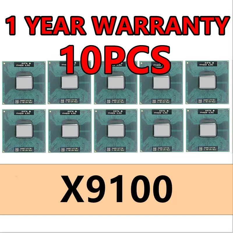 

Процессор X9100 SLB48 SLGE7, 10 шт., 3,0 ГГц, двухъядерный, 6 Мб, 44 Вт
