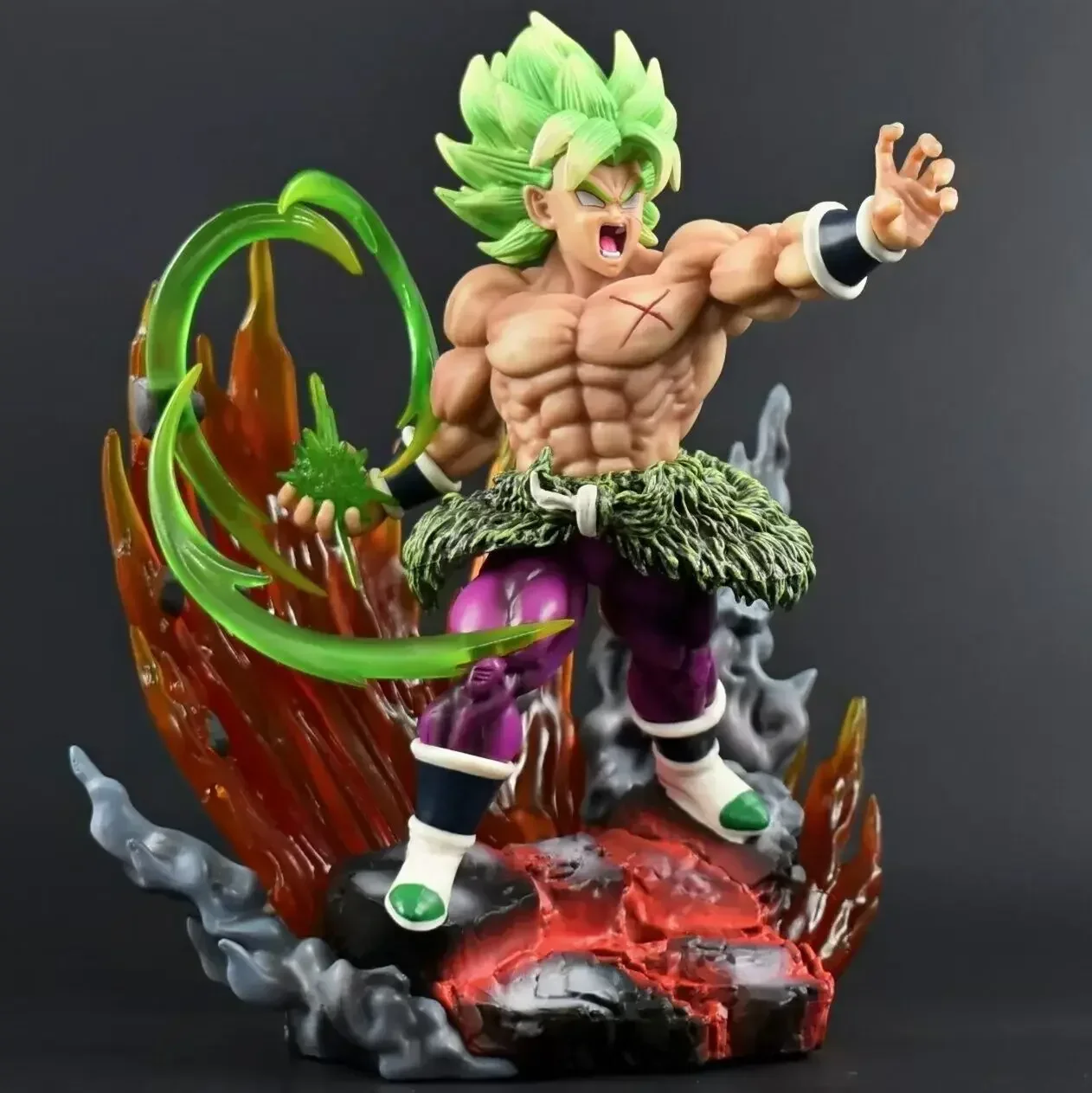 

23cm Dragon Ball Figures Gk Broly Action Figures Broli Anime Pvc Model Collection Ornamen Toys Desktop Decoration Gifts