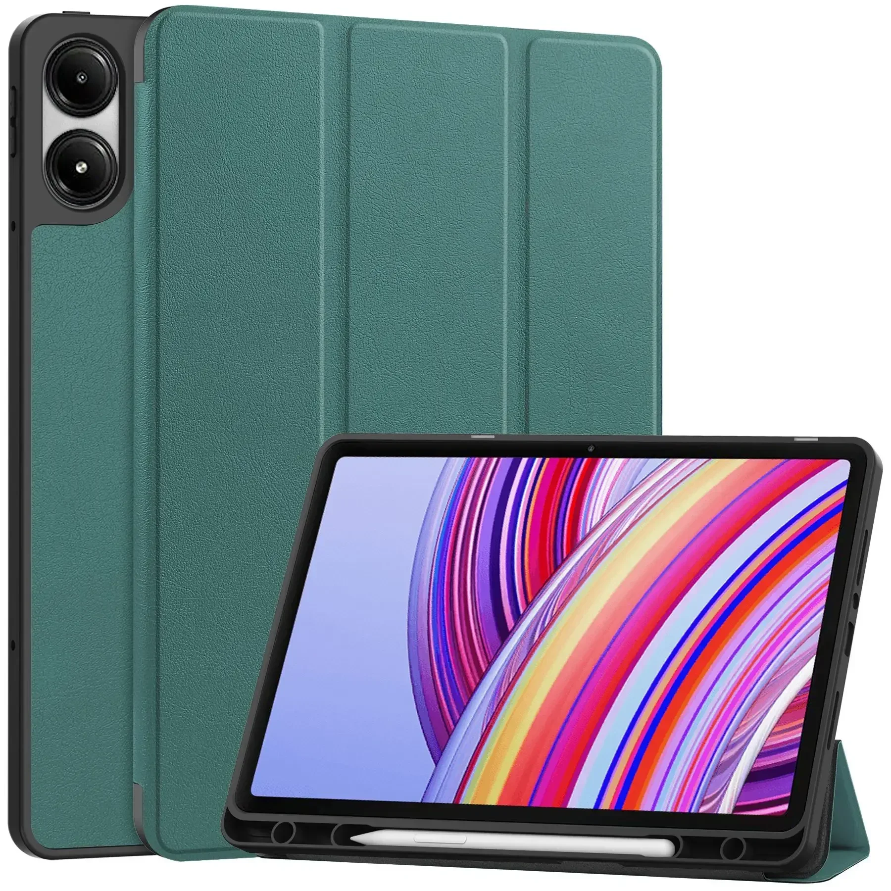 Premium Smart Cover with Pencil Holder for 12.1-inch Tablet - 2024 Edition