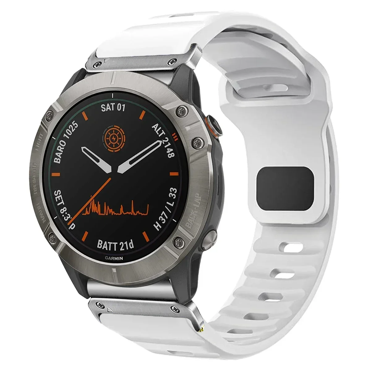 QuickFit Silicone No-Gap Watchband - Versatile 22mm & 26mm Strap