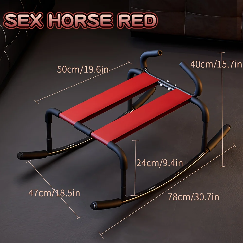 BDSM Rocking Horse Sex Position Chair Bounce Chair Men's Women's Sex Game Bench Adult Seat Couple Hentai Toy Chudai Bench