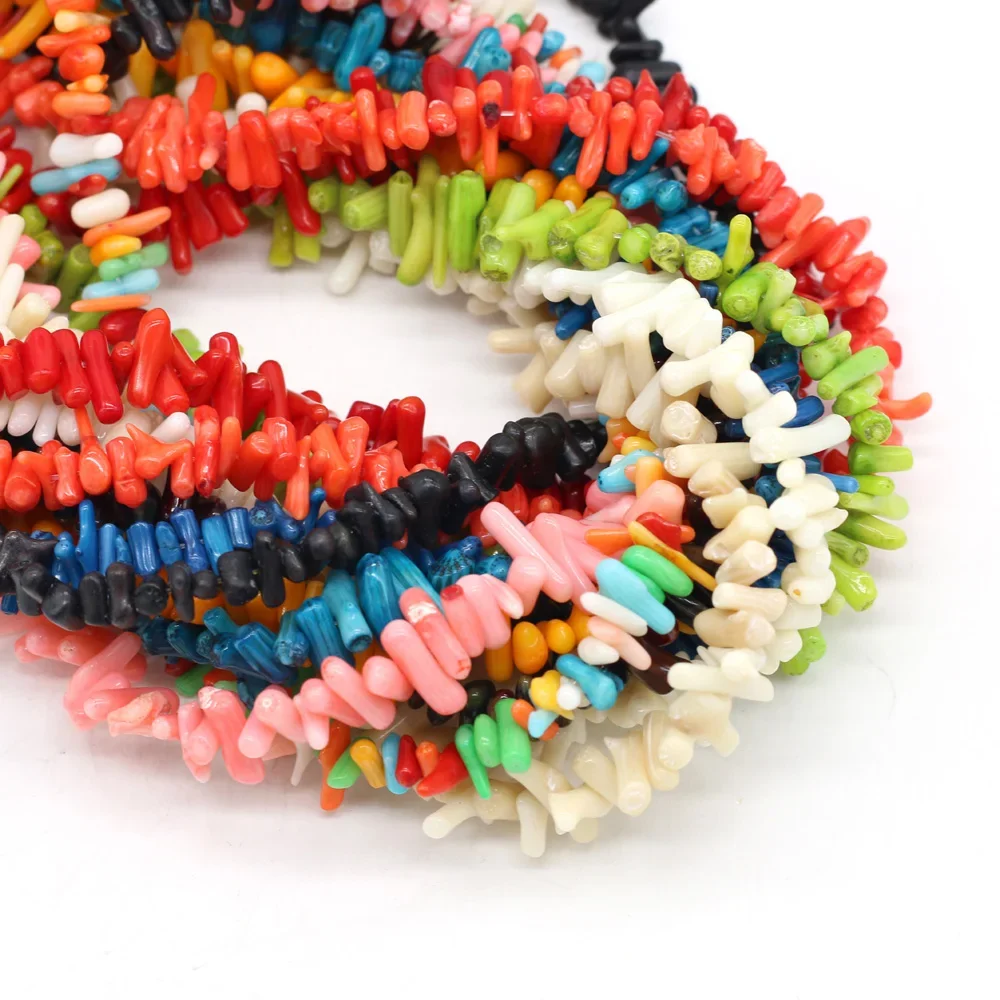 Natural Stone Beads Natural Stone coral beads irregular shape loose beads isolation For Jewelry Making DIY for bracelet necklace Accessories