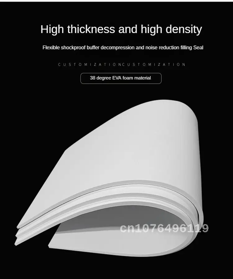 Thickness 3/5/10/15/20mm EVA Foam Sheets Sound-Absorbing Foam Cosplay EVA Rubber Pad Handmade Model Making Material 100x50cm