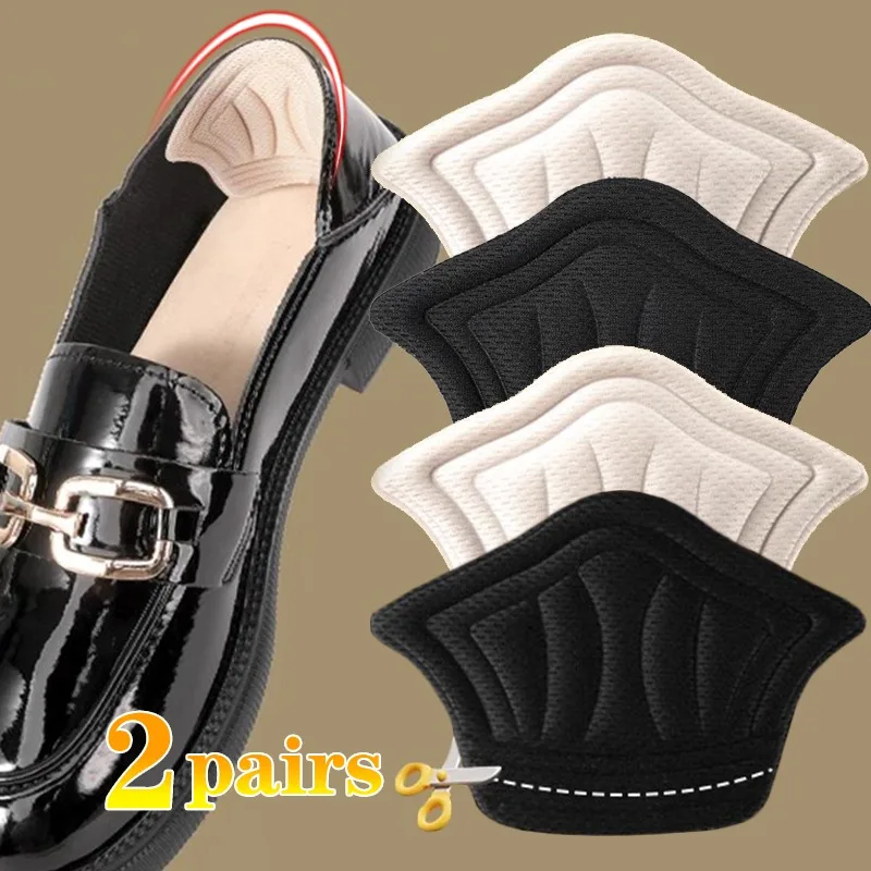 

1/2Pairs Anti Blister Friction Inserts Adjusting Dimensions Insole Anti-wear Feet Pad Cushion Anti-dropping Sport Sneaker Heel