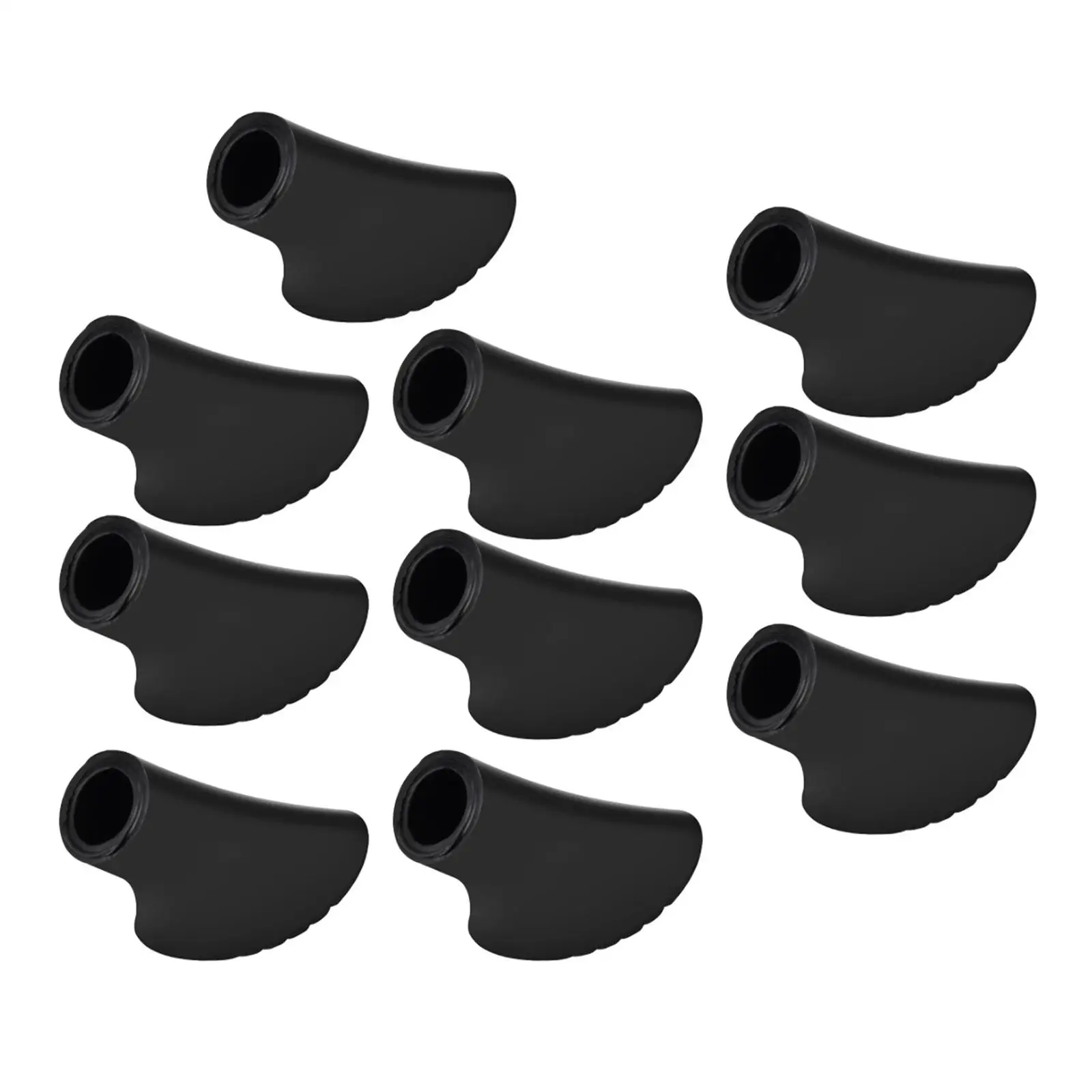 10X Trekking Pole Tips Protettori Nordic Walking Pole End Tip Durable Cane Caps Cover Punte Di Ricambio End Antiscivolo
