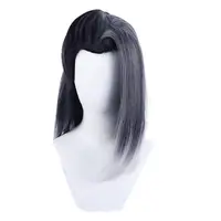 synthetic wig design for Fade (VALORANT) with her signature three-color gradient and beauty spot