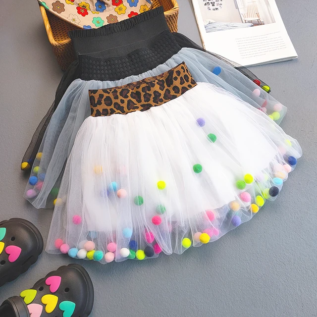 Jupe Tutu en Tulle pour Fille, Tenue de Bal de Princesse, Couleur Unie,  pour ixde Ballet, Spectacle, PP001