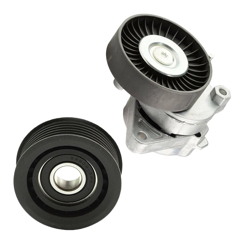 

Tensioner Pulley + Idler Pulley KIT Fit for Mercedes Benz S350 E320 C280 0002020919 +
