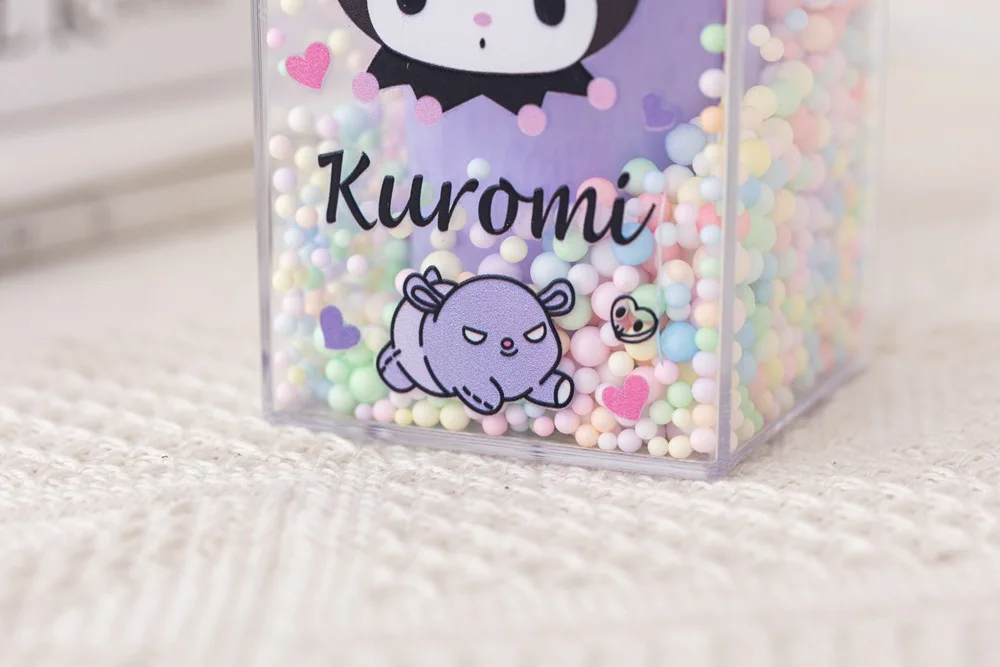 Melodia, Kuromi, Cinnamoroll, Desktop Papelaria De Armazenamento,