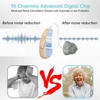 Rechargeable Hearing Aids Invisible Digital Hearing Aid For Deafness Sound Amplifier with Noise Cancelling Intelligent Audifonos 2