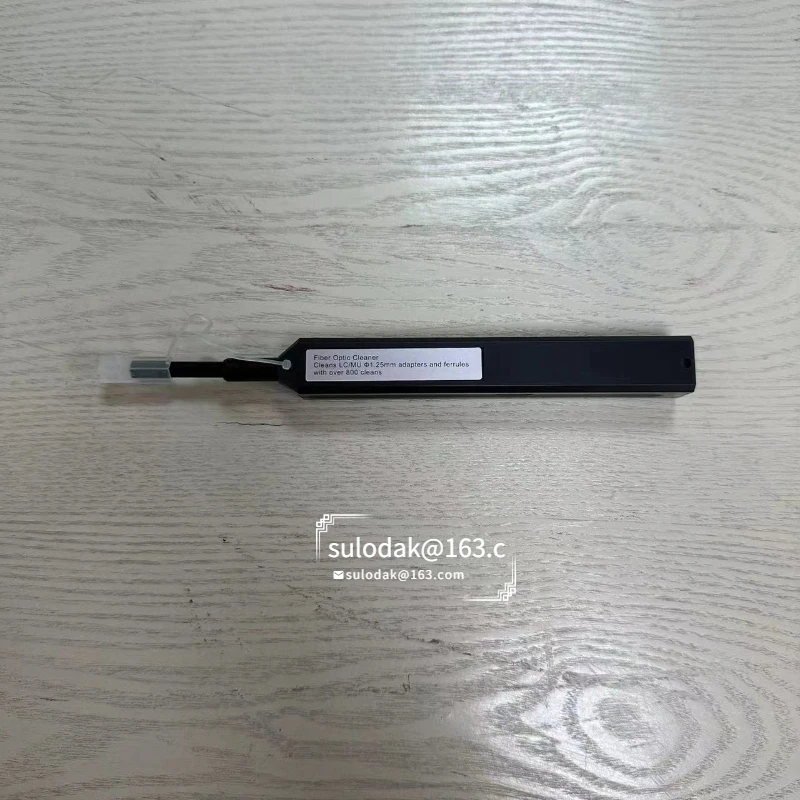 2PCS SC FC ST  LC MU One Click Cleaner 2.5mm 1.25mm Fiber Optic Cleaner Cleaning Pen Tool 2 in 1