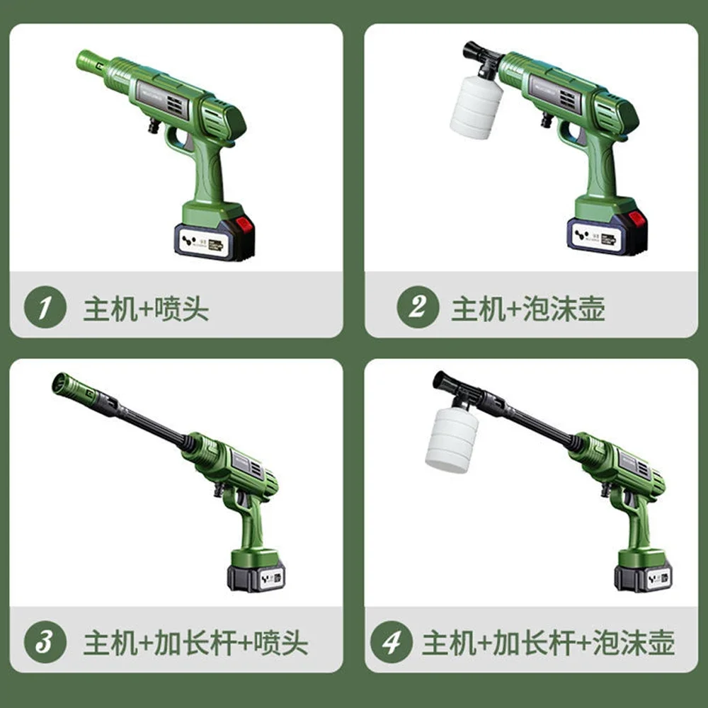 High Pressure Water Gun Portable For Cleaning Car Wash Machine Garden Watering Hose Nozzle Sprinkler Foam Water Gun Wholesale 3