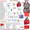 First Aid Kit - 188 pcs - for car, home, travel, camping, office or sport, fully stocked with emergency and survival essentials 1