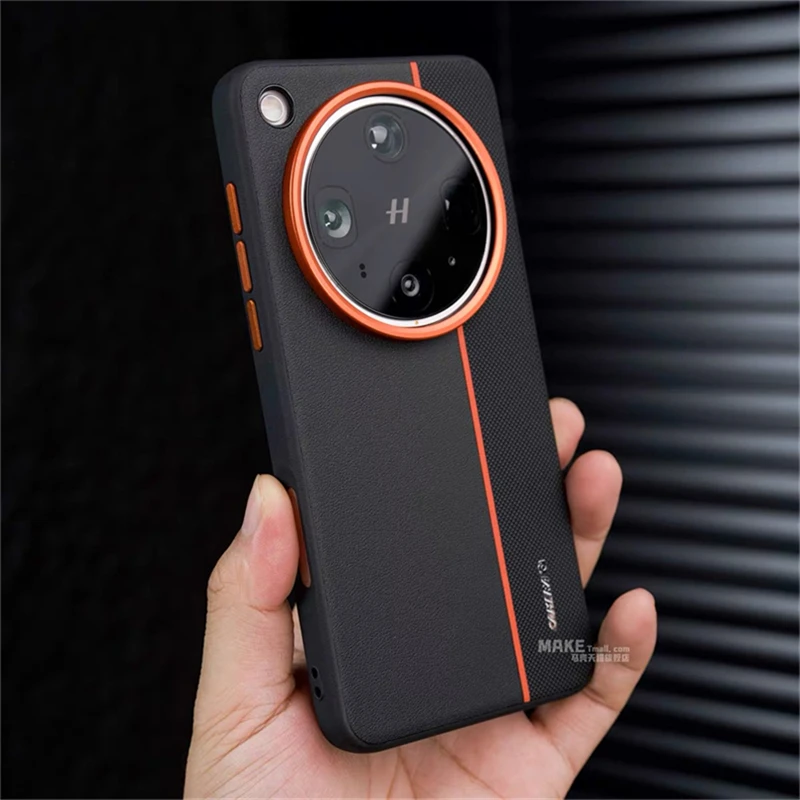Luxury PU Silicone Leather Phone Back Cover - Simple Shockproof Bumper Case