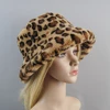 New Fake Rabbit Fur Hats Super Soft Women Winter Hat Cotton Lining Warm Russian Ski Beanies Plush Solid Color Fashion Casual Cap 4