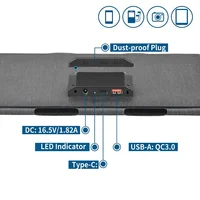Panneau solaire pliable 60W, Portable, USB type-c, sac pliable, chargeur d'alimentation extérieur pour téléphone, randonnée, Camping, alimentations mobiles 2
