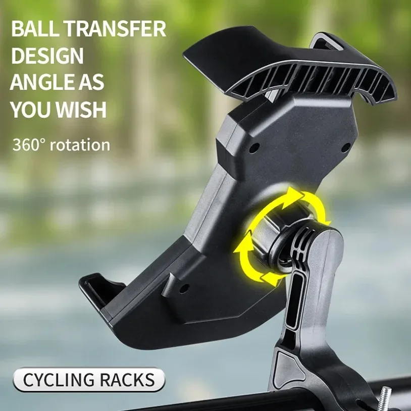 Bicycle Motorcycle Bracket Riding GPS Cellphone Mount Handlebar & Rearview Mirror For iPhone Samusng Bike Cycling Phone Holder