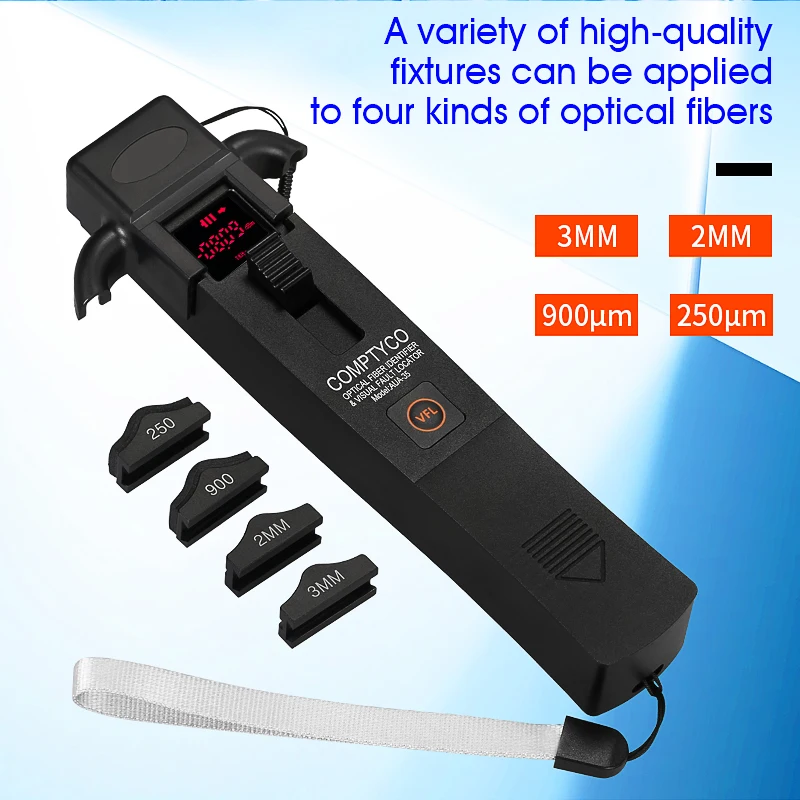AUA-35 Metal Optical Fiber Identifier Fiber Optic Cable Testing Tool Live Fiber