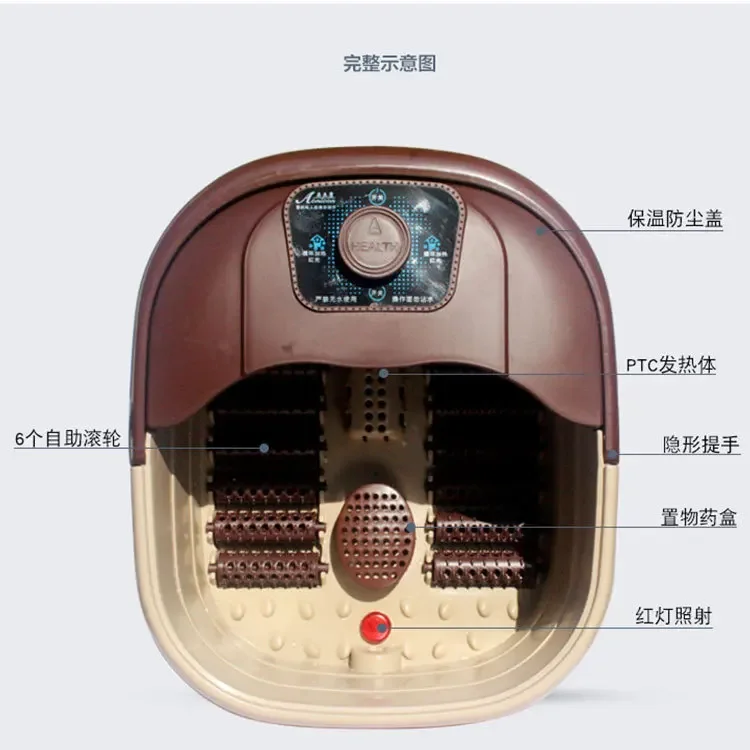Footbath Multi-round Heating Massage Foot Bath Intelligent Foot Bath Gifts Pedicure Machine Soft Feet Pedicure Machine 4