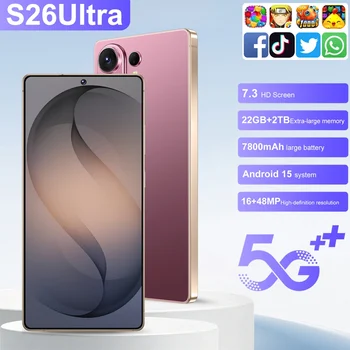 Cover Protettive in Silicone per Telefoni Cellulari, Compatibili con S26 Ultra, Accessori per Smartphone, Custodia di Alta Qualità per Cellulare Android 5G 7.3HD