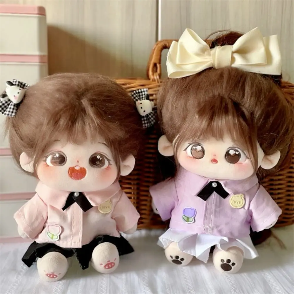 

15/20cm Cotton Doll Clothes JK Uniform Dress Set Affordable Shirt