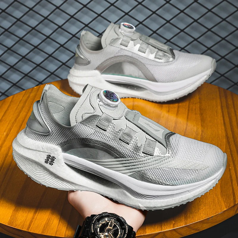 Herren Freizeitschuhe Mit Drehverschluss Und Atmungsaktivem Mesh_voghion.com
