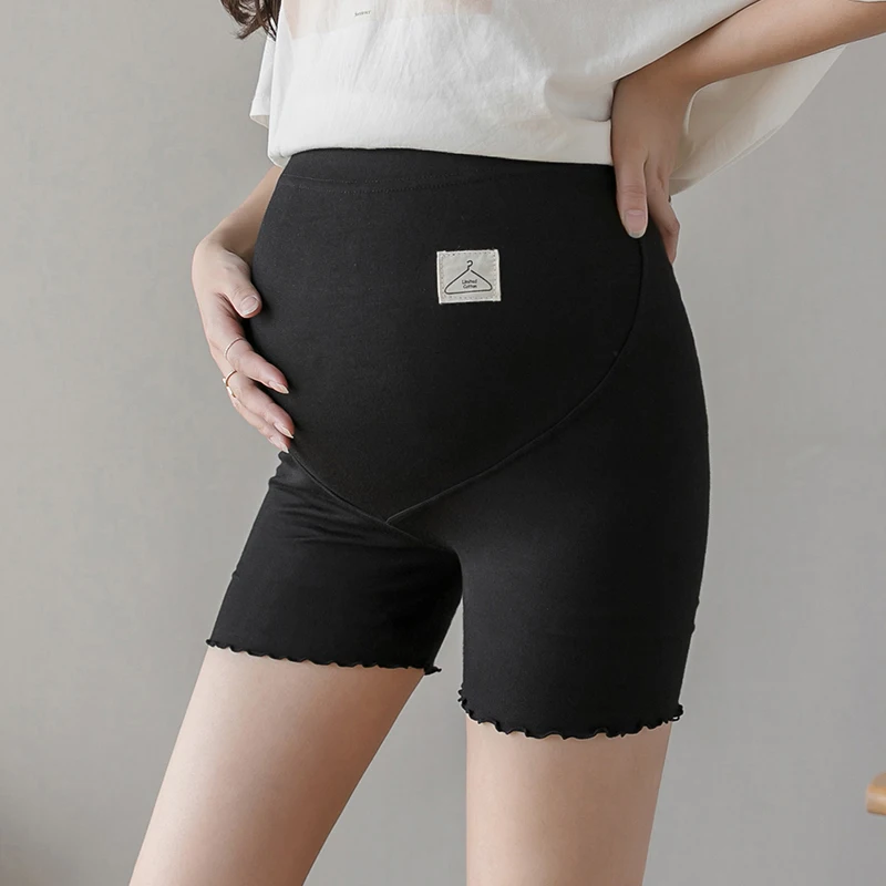 Maternity Summer Shorts High Waist Safety Elastic Safety Short Pants Shorts Ladies Pants Underwear Women Thin Sliming Fit