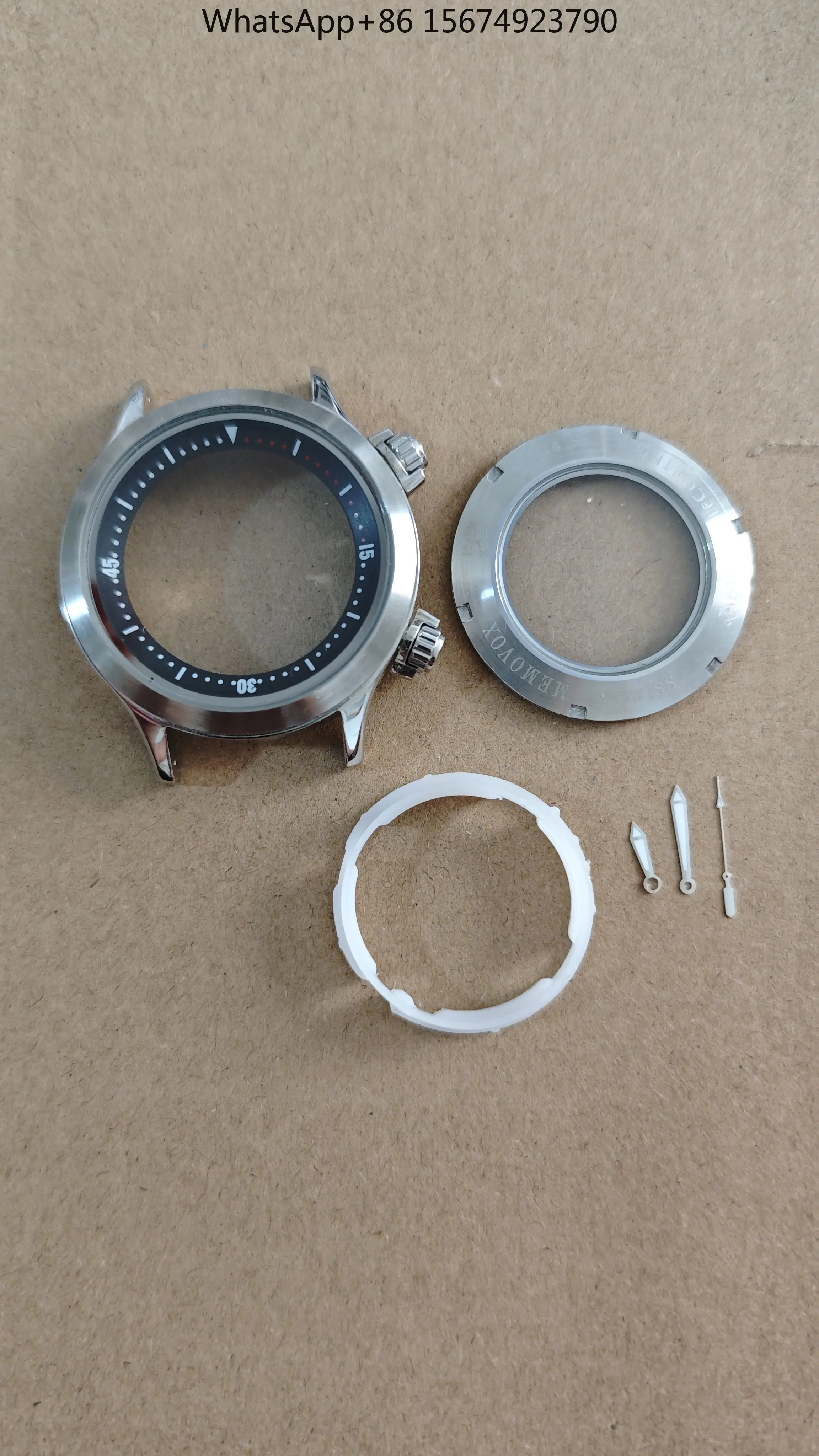 Stainless steel case for 8200, 8215, 2813, 8205, st16, 2836, 2846 movements.