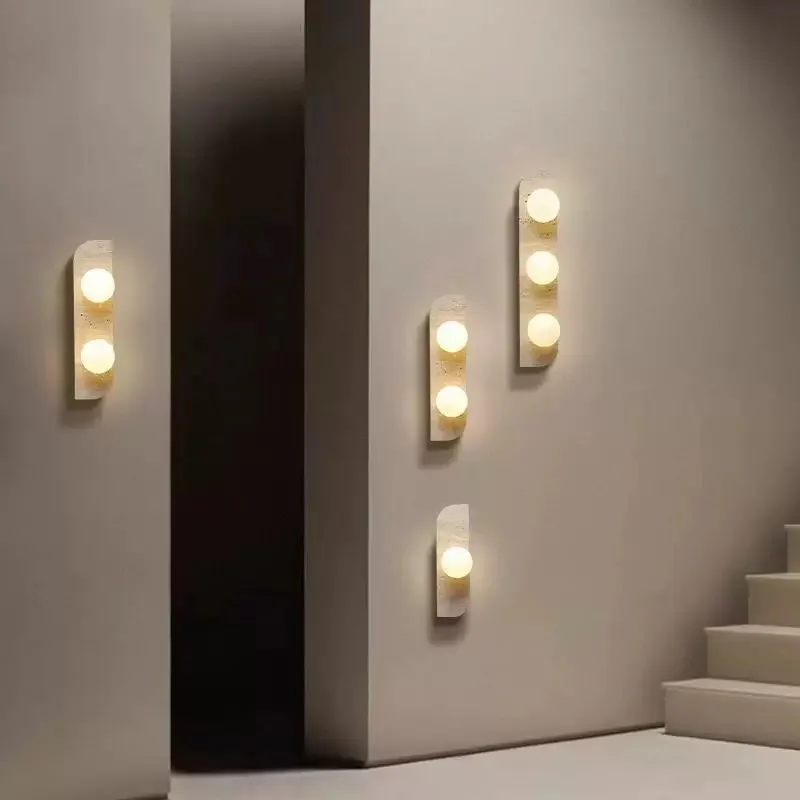 Japanese Style Wasabi Bedroom Bedside Sconce Wall Lamp Modern Simple Creamy Wind Entrance Stairway Corridor Aisle Study Foyer