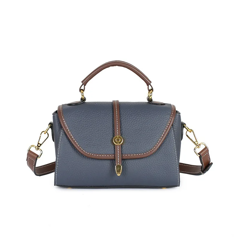 

Women's Cowhide Shoulder bag Handbag Crossbody Y2k True Leather Top Layer Chain Highquality Versatile Underarm Retro Fashion