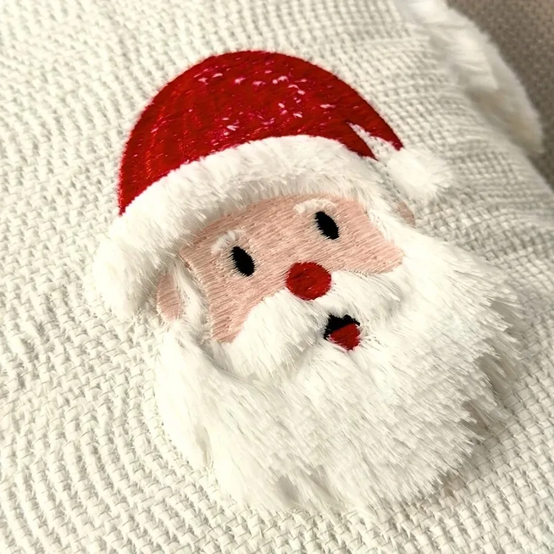 3D Santa Claus Pillow Cover 5