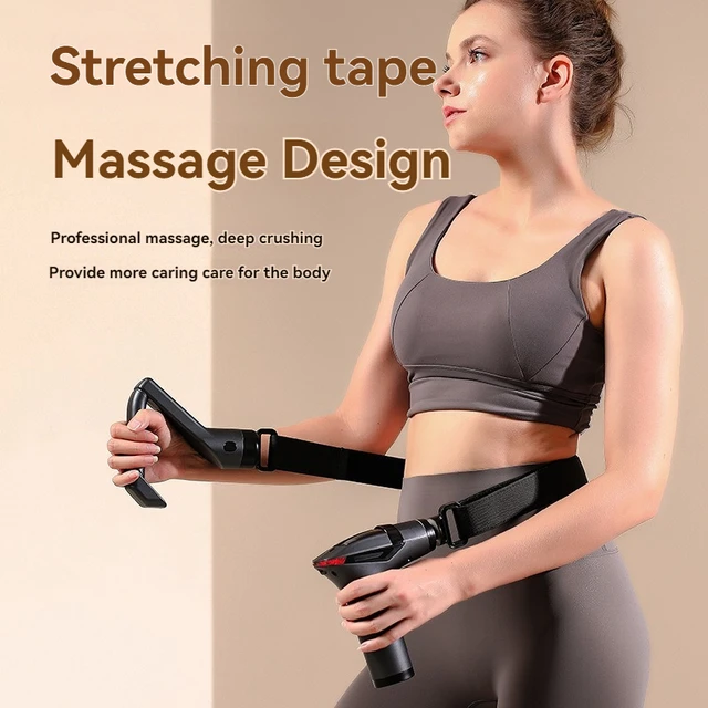 New fascia gun with extended handle, fascia gun with multi frequency conversion, muscle relaxation, massage and vibration gun 3