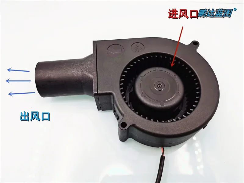 9733 Blower Turbine Circular Gathering Tuyere For Firewood Stove Barbecue Stove Household Small Exhaust Fan