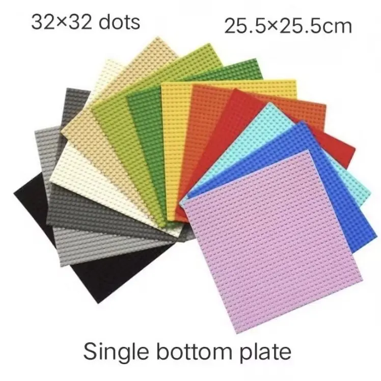 32*32 small particles single-sided universal floor building block wall DIY assembling children's toys