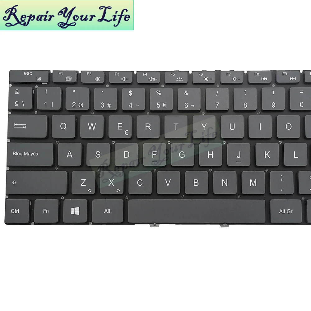 eua inglês espanhol teclado do portátil para gateway fino