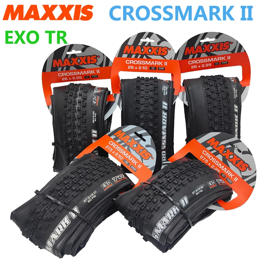 

MAXXIS CROSSMARK II EXO TR MTB Bike Tire FOLDABLE M344RU 26x2.25 27.5x2.1/2.25 29x2.1 29er 29*2.25 Bicycle Tires pneu Tubeless