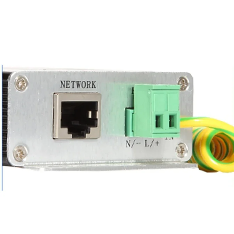 Network Lightning Arrester Monitoring Camera Power Supply 2 In 1 Signal Surge 12V-220V Multistage Protection Thunder Preventer