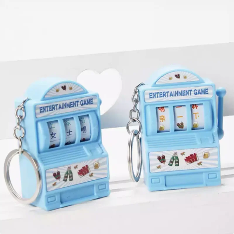 Lucky Shaker Pendant Game Machine, Lottery Machine, Keychain, Fruit Digital Childhood, Nostalgic Game Pendant