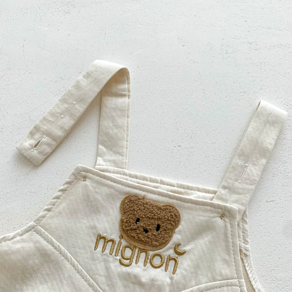 2023 New In Summer Newborn Baby Girls Boys Short Sleeve Solid Color Top T-shirts +cartoon Bear Bodysuits Kid Infant Clothing Set 3