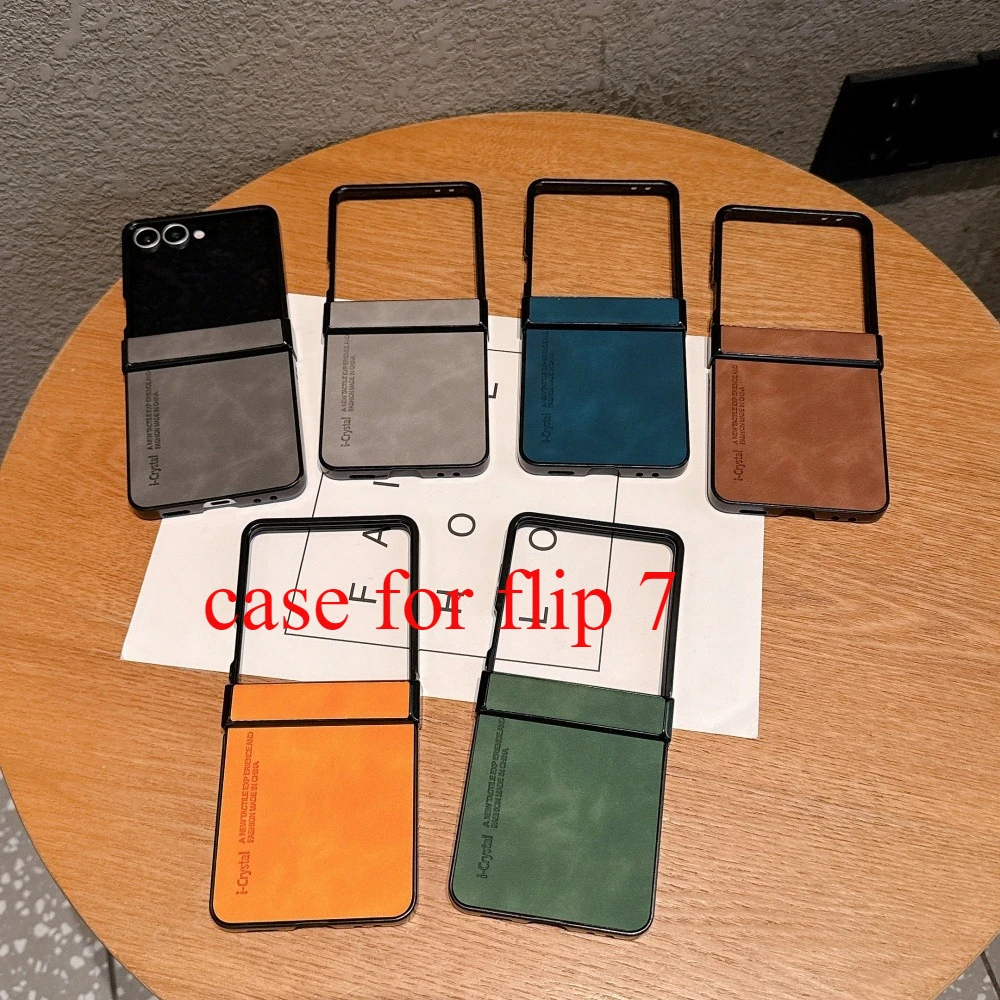Luxury Business Matte PU Leather Hinge Protection Case