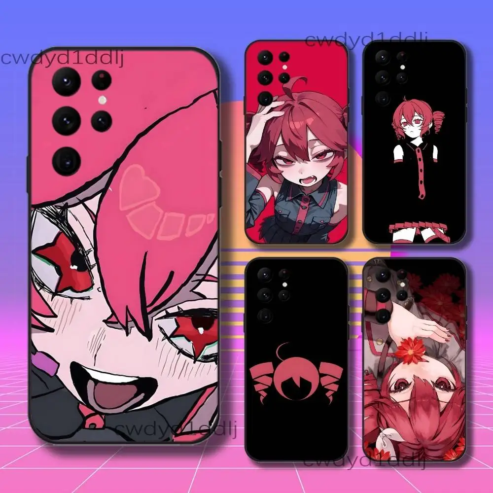 K-Kasane T-Teto Black Shockproof Silicone Phone Case