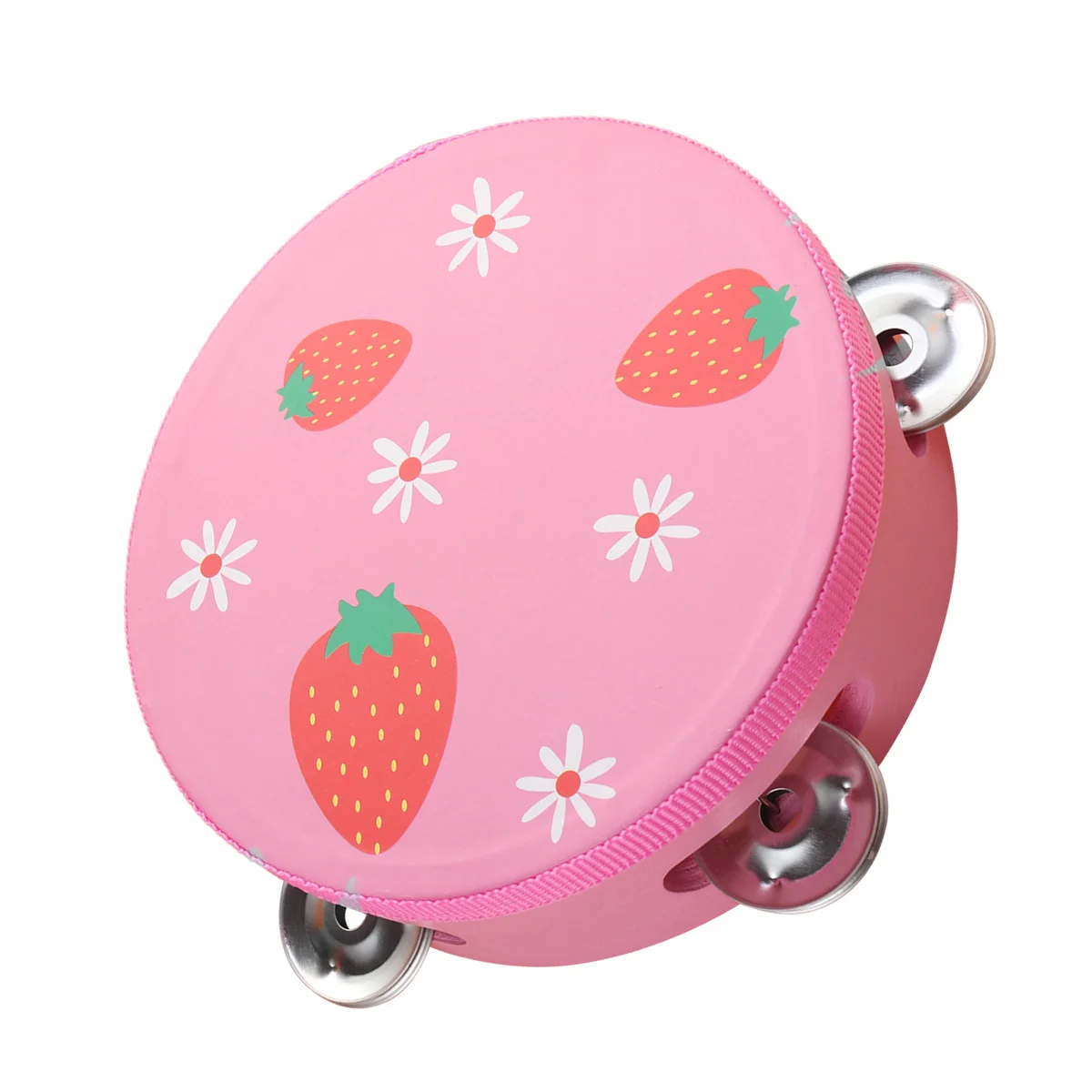Kids Hand Drum 15Cm Tambourine Instrument Wood Musical Toys For Children Percussion Section Educational Toy Panderos