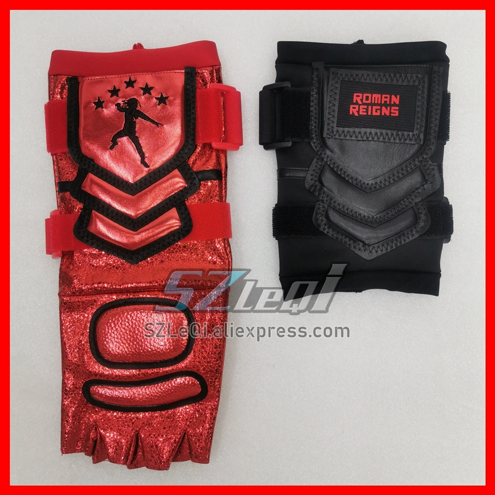 Motorcycle Gloves Set For Roman Reigns Weight Lifting Wrestling Outdoor Sports Gauntlet Sets
