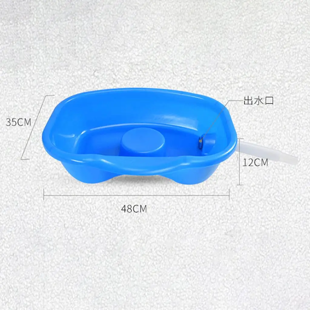 Portable Bed Shampoo Basin Handy Washing Bedside Elderly Bedridden